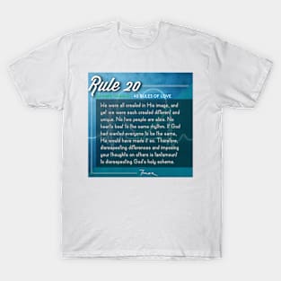 40 RULES OF LOVE - 20 T-Shirt